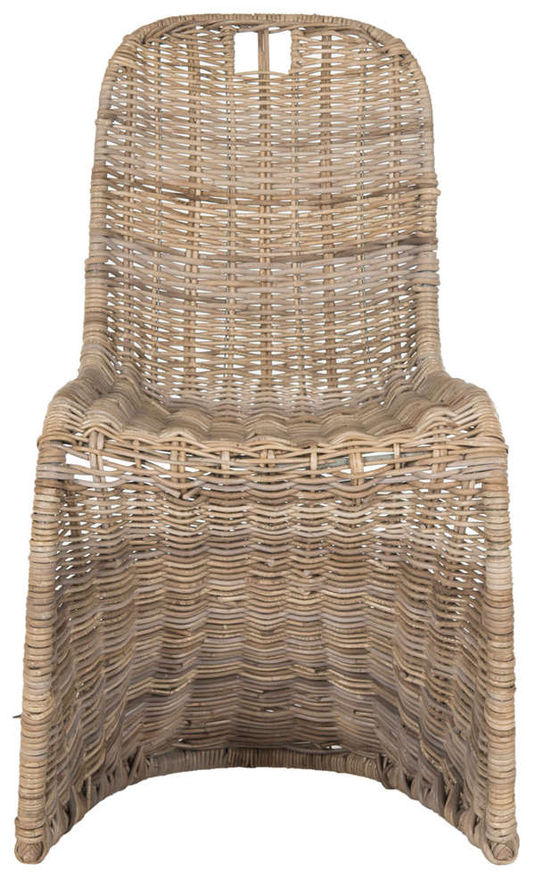 Cilombo 19''H Wicker Dining Chair, 18.5" X 37.4", Set Of 2