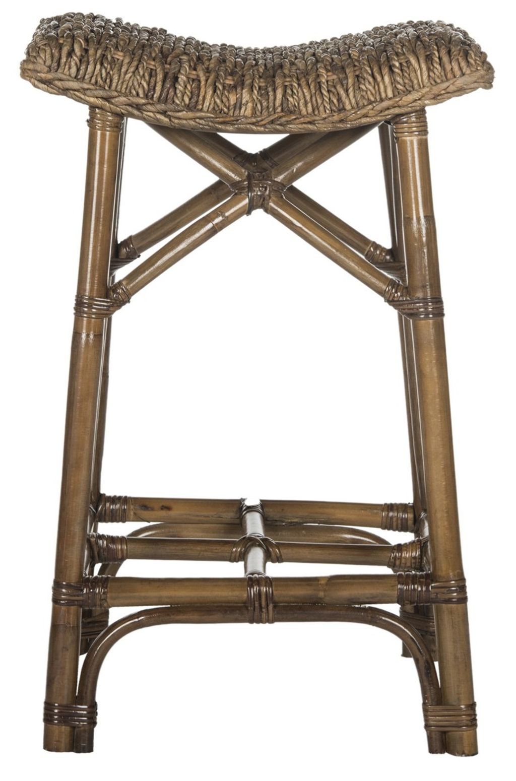 Preview image for Ramiro Wicker Bar Stool, 16.9" X 27.5"
