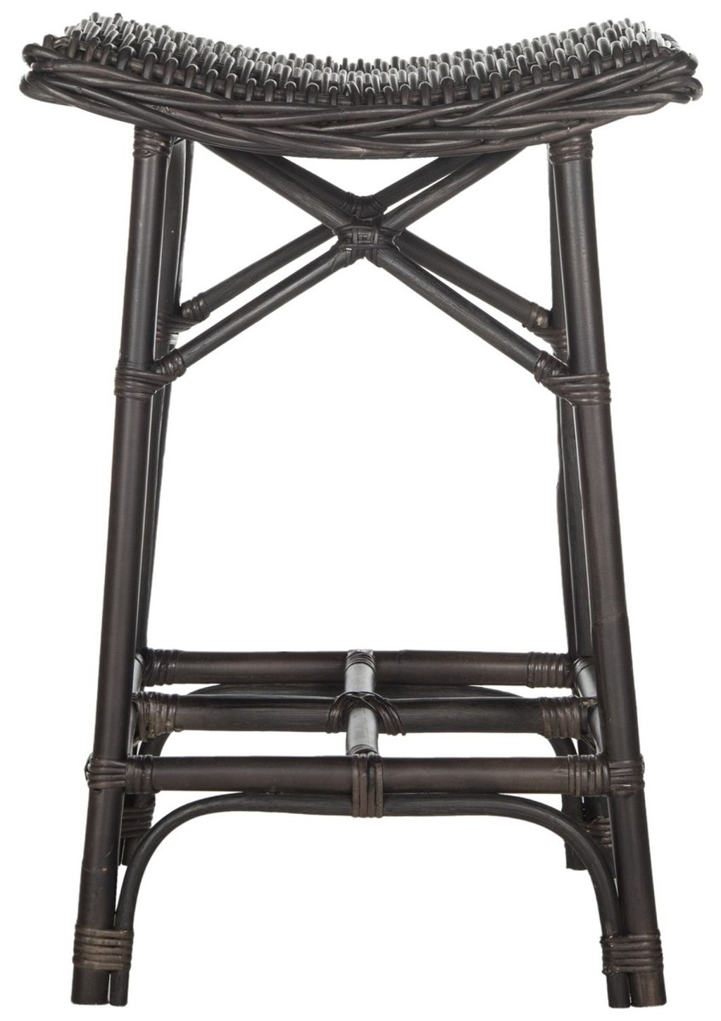Preview image for Amara Wicker Bar Stool, 16.9" X 27.5"