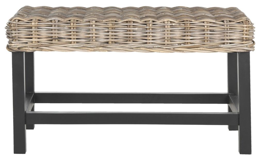 Preview image for Omari Wicker Bench, 31.5" X 17.6"