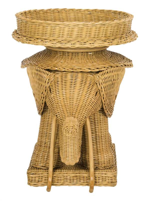 Balford Storage Accent Table, 25" X 21.5", Natural