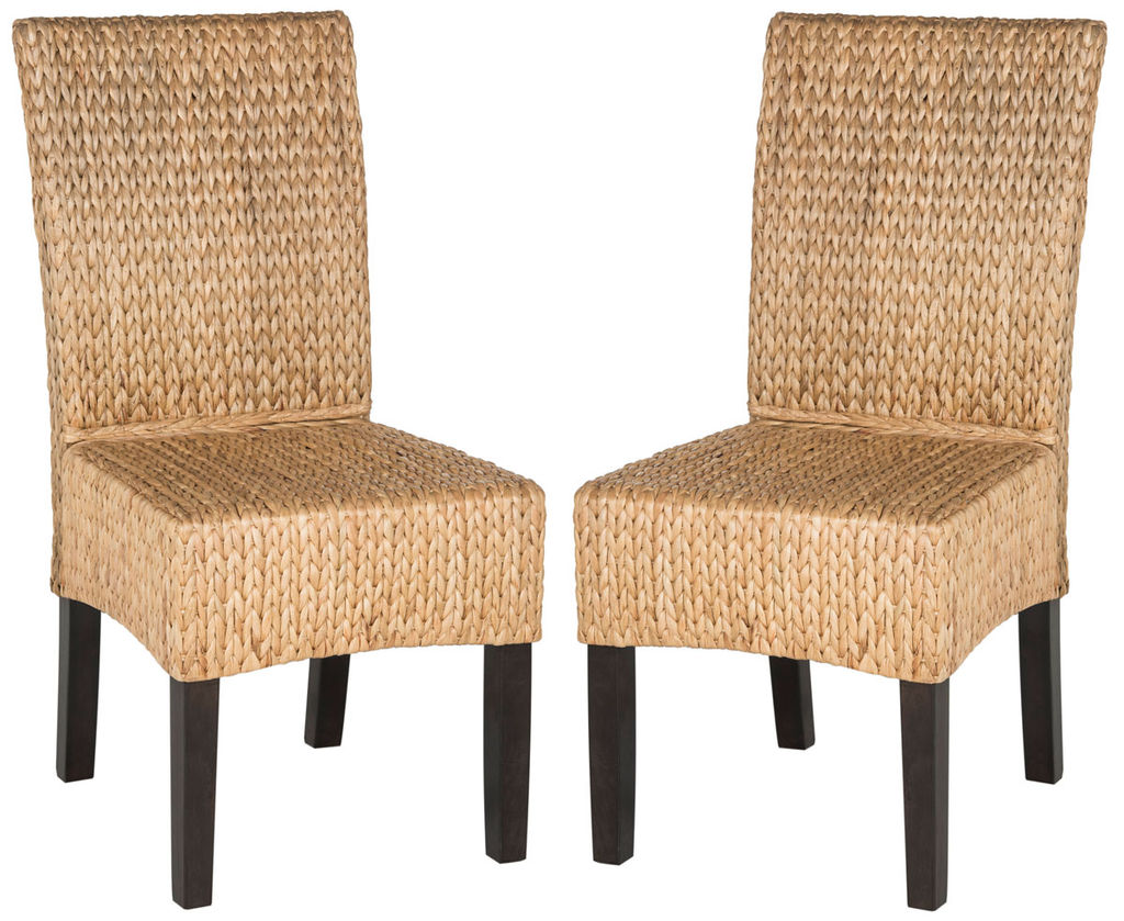 Luz 18''H Wicker Dining Chair, 18.1" X 39", Set Of 2