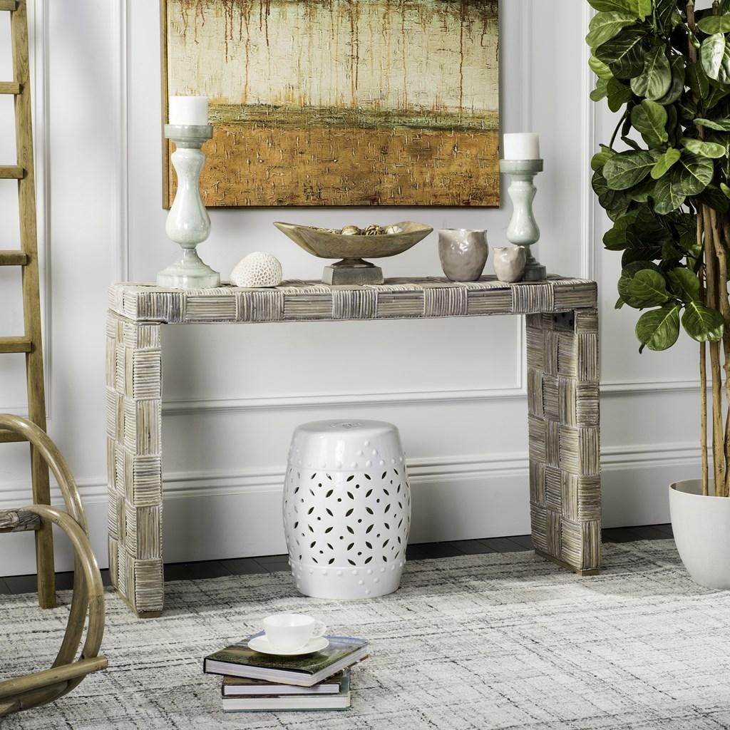 Adkin Rattan Console, 53.1" X 29.9"