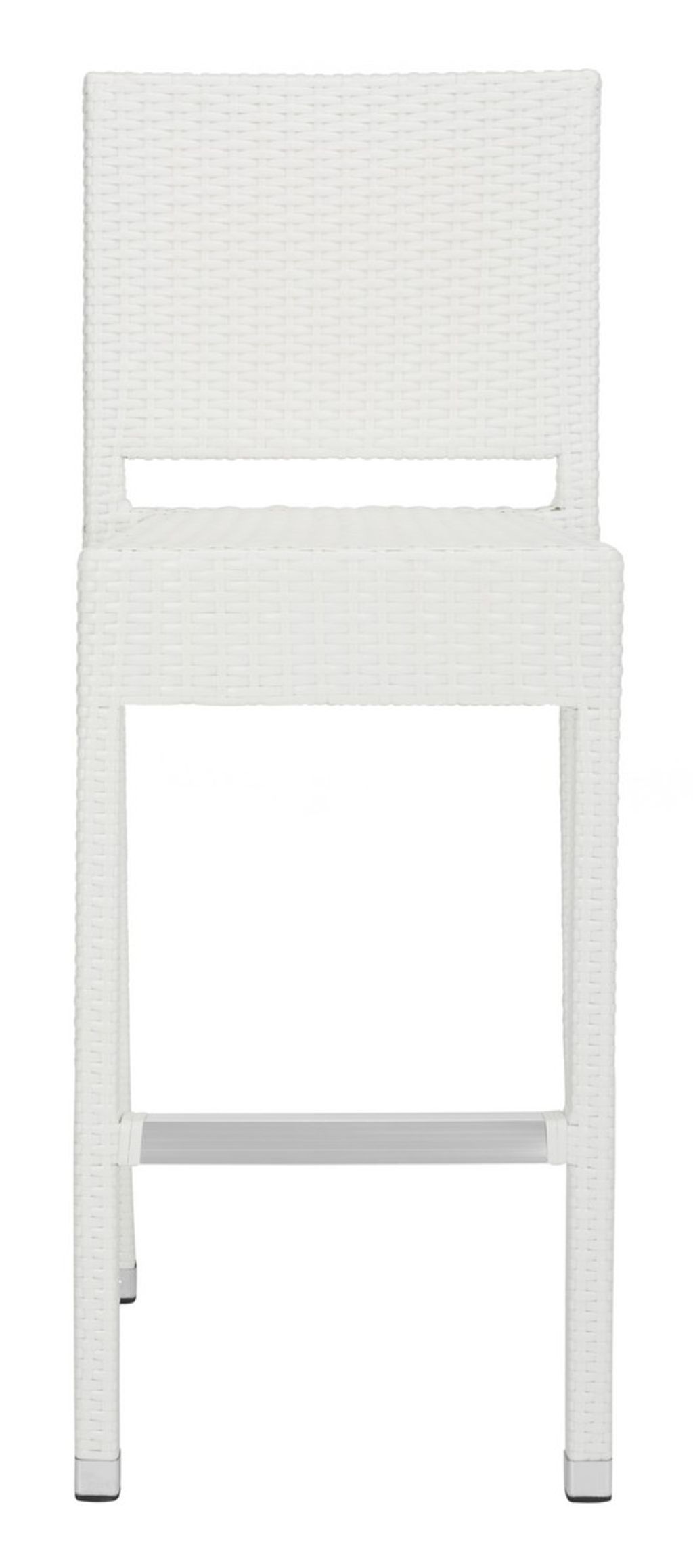 Preview image for Bethel Indoor-Outdoor Bar Stool, 17.3" X 43.5", White