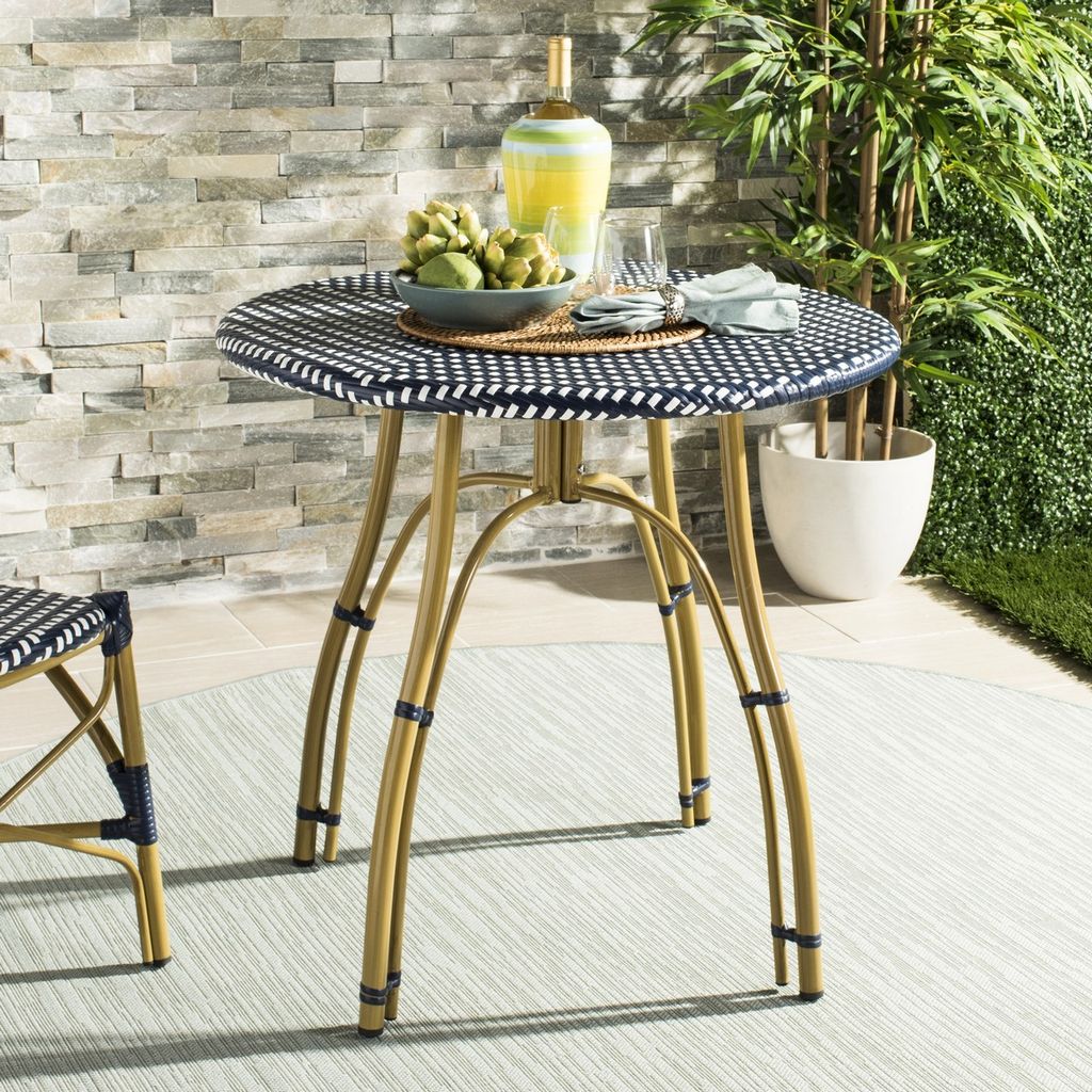 Kylie Rattan Bistro Table, 31.5" X 30"