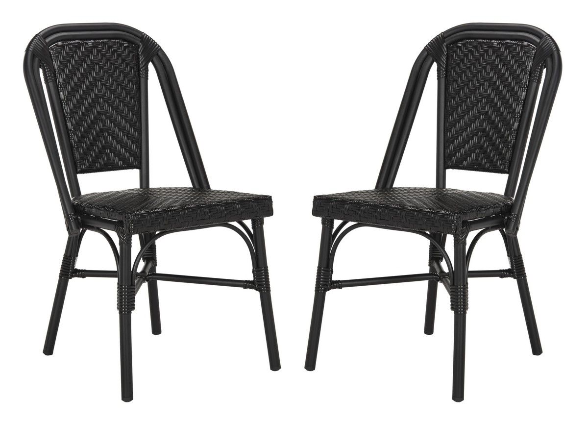 Shop Black Indoor/Outdoor Side Chair, 18" X 35", Set Of 2 from Peggy Haddad Interiors Home on Openhaus
