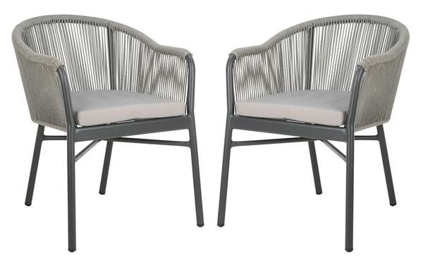 Nicolo Rope Chair, 23.2" X 30", Set Of 2