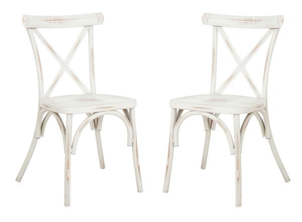Elia Stackable Chair, 18.5" X 34", Set Of 2