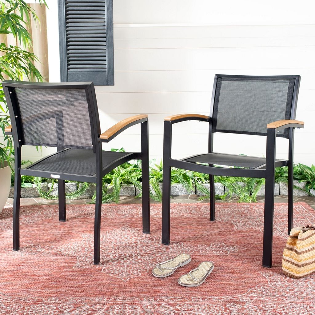 Kaelan Stackable Chair, 22.2" X 33", Set Of 2