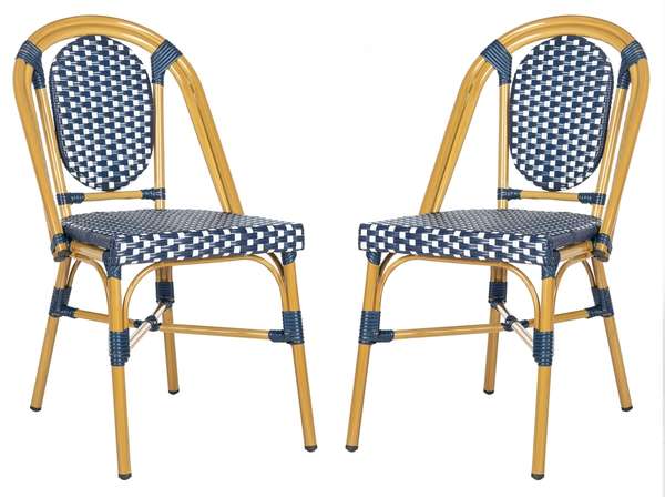 Lenda French Stackable Bistro Chair, 18.1" X 35", Set Of 2
