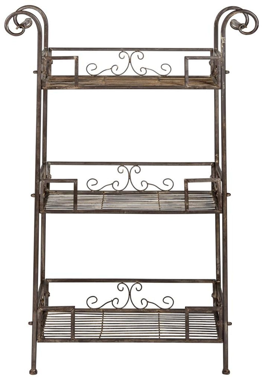 Noreen 3 Tier Shelf, 28.3" X 42.3", Rustic Brown