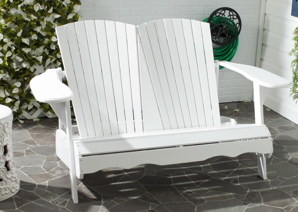 Hantom Bench, 57.1" X 32.7", White