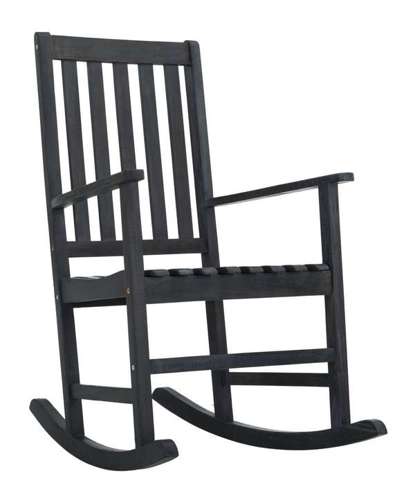 Barstow Rocking Chair, 24.8" X 39.8", Dark Slate Grey