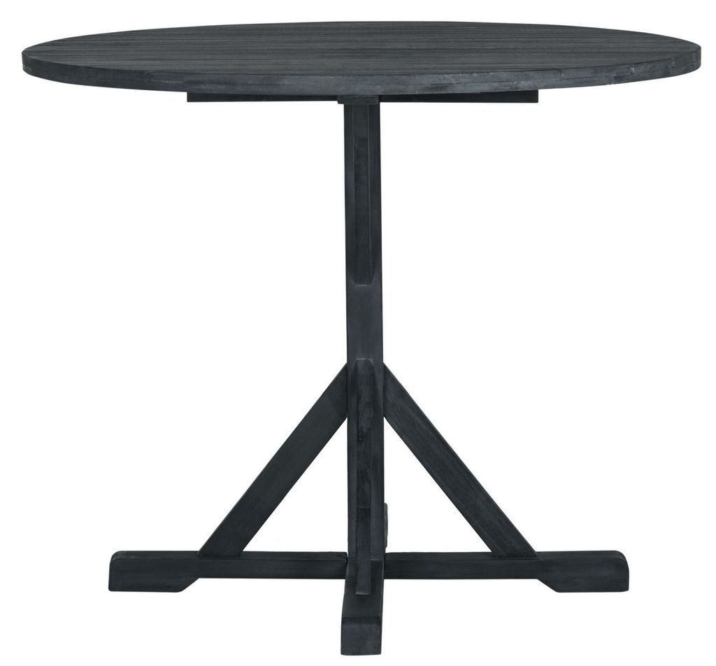Arcata Round Table, 35.4" X 29.1", Dark Slate Grey