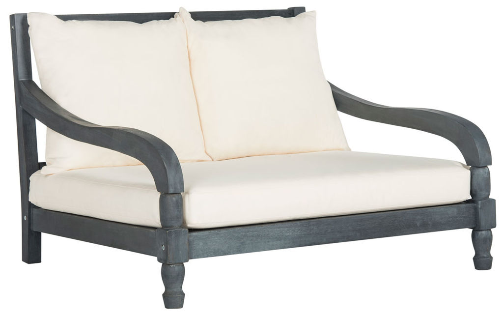 Pomona Lounger Ash Grey & Beige