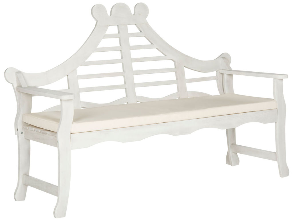 Azusa Bench, 26.4" X 42.5", Antique White