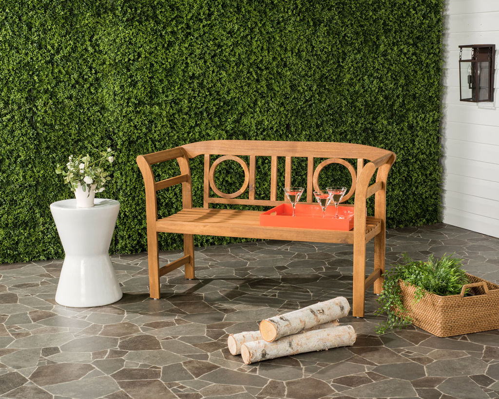 Moorpark 2 Seat Bench, 19.7" X 31.1", Natural