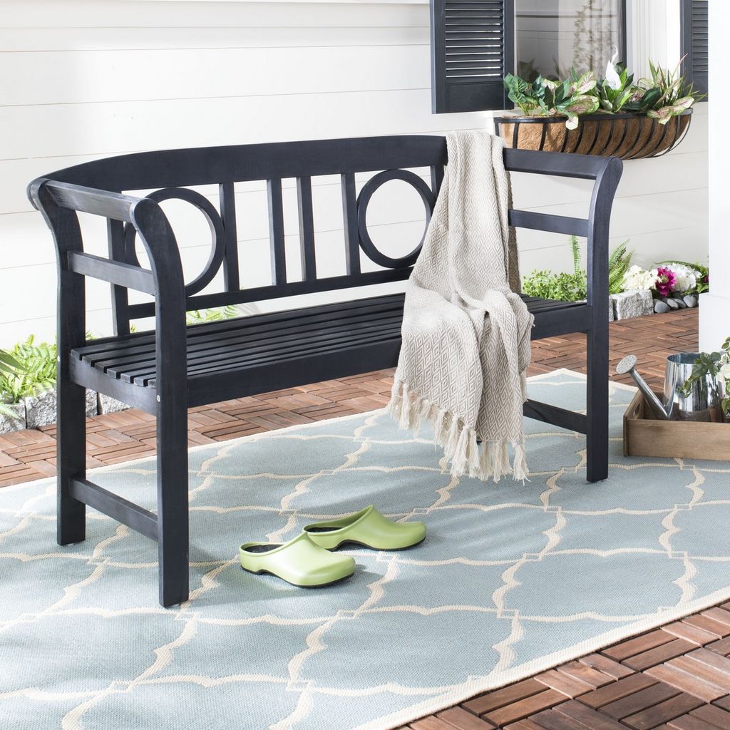 Zion Bench, Dark Slate Grey