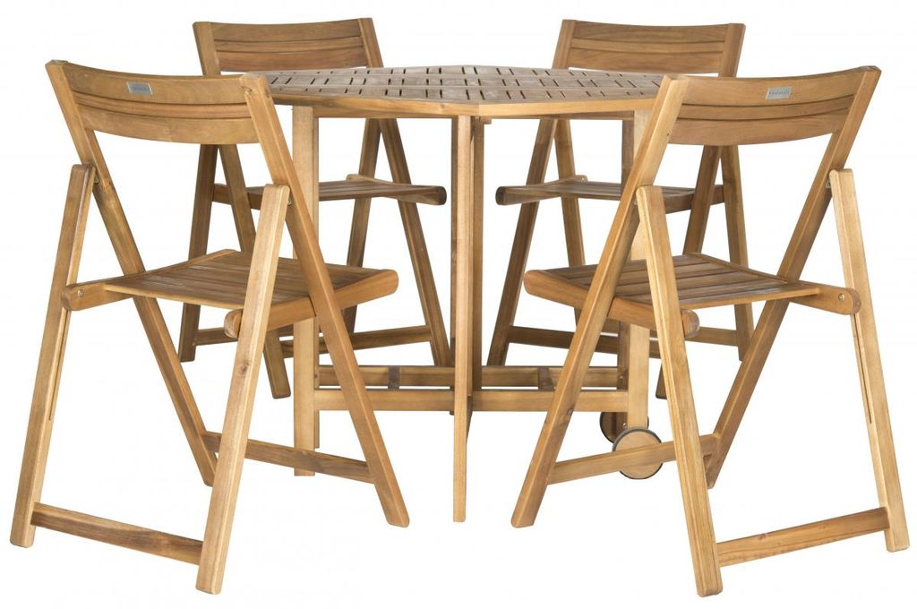 Kerman Table And 4 Chairs, Chair: 18.7
Table: 40.9" X Chair: 32.3
Table: 29.5", Natural