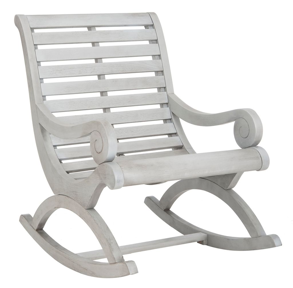 Sonora Rocking Chair, 25.2" X 37", Ash Grey