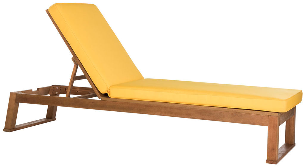 Solano Sunlounger, 24.8" X 37.4", Natural/Yellow