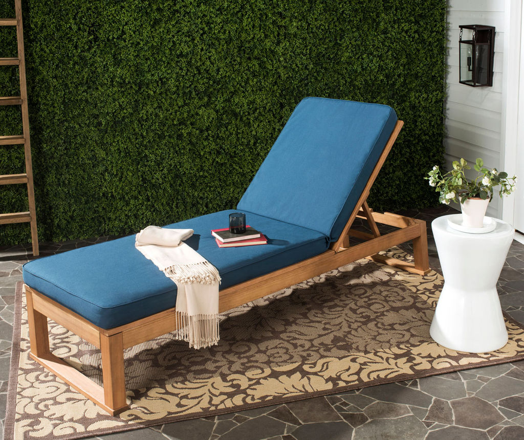Solano Sunlounger, 24.8" X 37.4", Natural/Navy