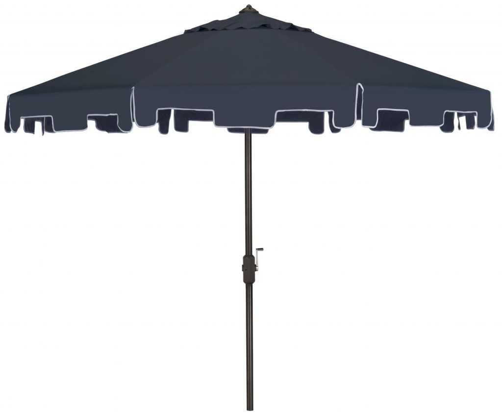 Preview image for Uv Resistant 9Ft Crank Market Push Button Tilt Umbrella With Flap, Open:100.79, Close:6.1" X Open: 98.82", Close: 98.82", Navy
