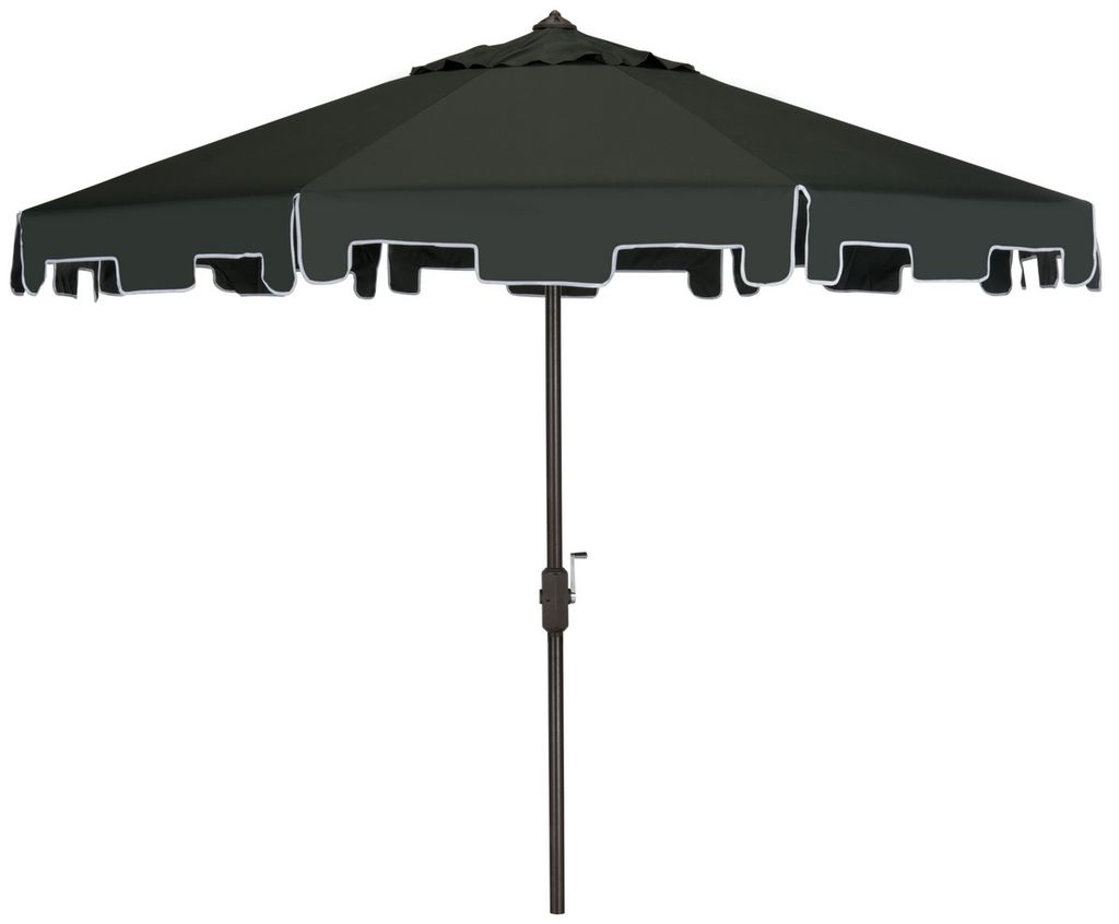 Preview image for Uv Resistant 9Ft Crank Market Push Button Tilt Umbrella With Flap, Open:100.79, Close:6.1" X Open: 98.82", Close: 98.82", Dark Green