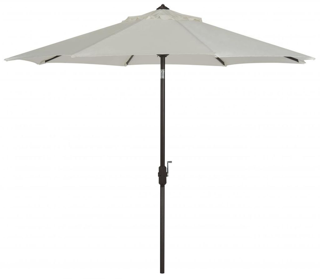 Preview image for Uv Resistant Ortega 9Ft Auto Tilt Crank Umbrella, Open:100.79, Close:6.1" X Open: 98.82", Close: 98.82", Natural
