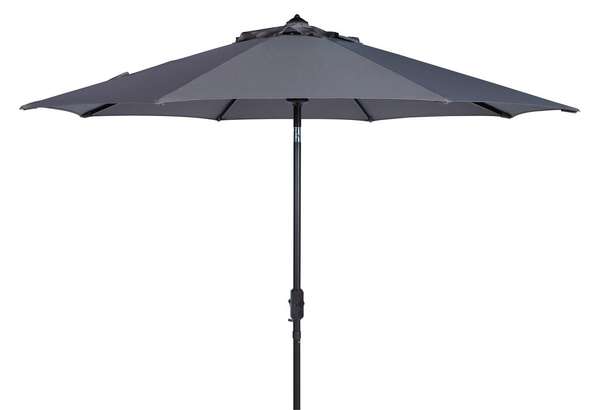 Uv Resistant Ortega 9Ft Auto Tilt Crank Umbrella, Open:100.79, Close:6.1" X Open: 98.82", Close: 98.82", Grey
