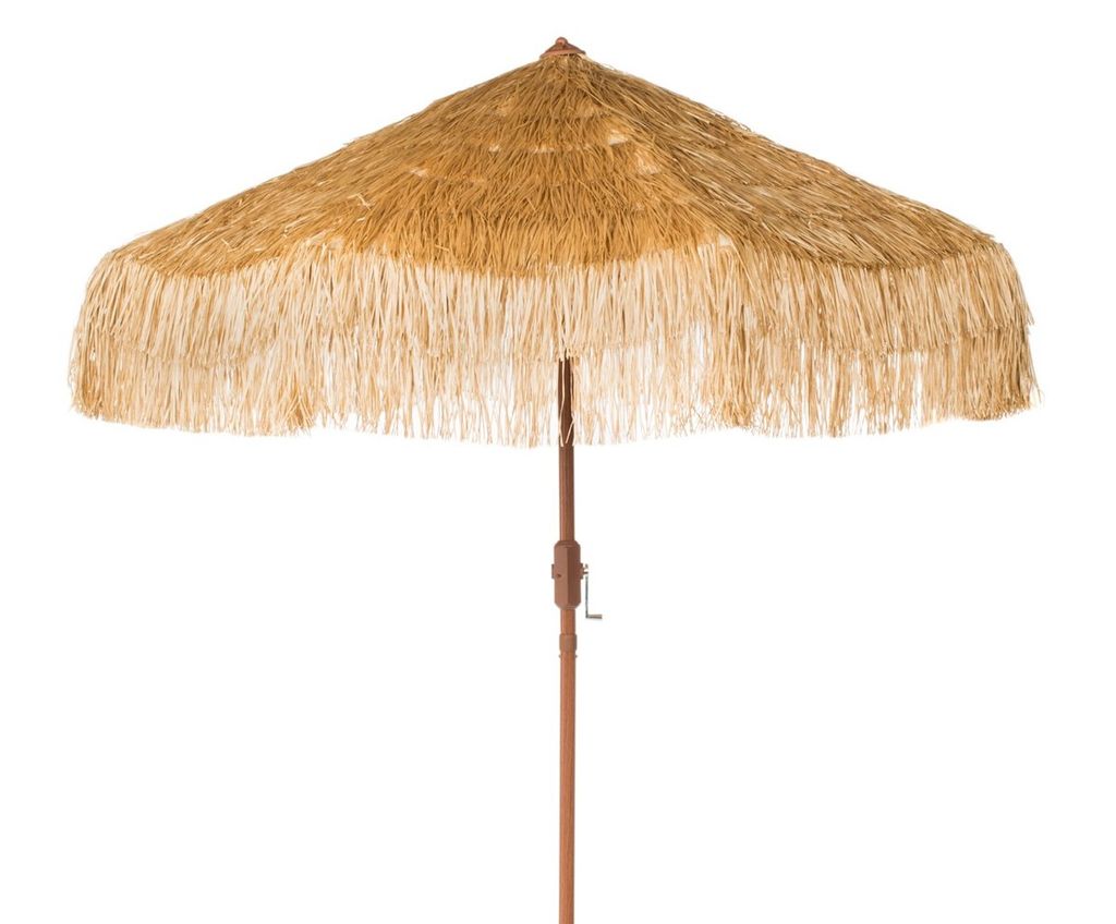 Tiki 9Ft Crank Umbrella, Open:100.79     Close:6.1" X Open: 98.82"     Close: 98.82"