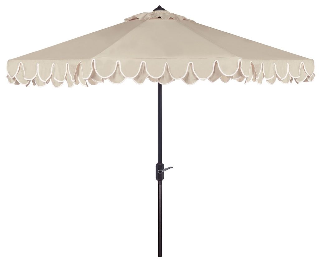 Preview image for Playa 11Ft Round Umbrella, Beige/White