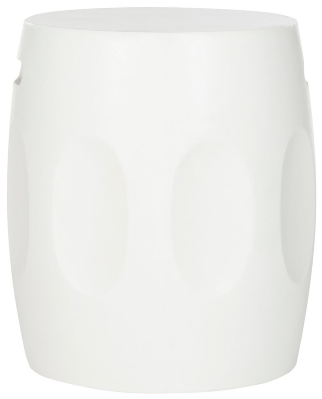 Preview image for Zuri Indoor/Outdoor Modern Concrete Round 17.7-Inch H Accent Table, 15.7" X 17.7", Ivory
