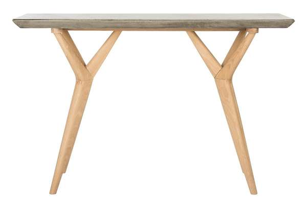 Ragna Indoor/Outdoor Modern Concrete 29.92-Inch H Console, 47.24" X 29.92"