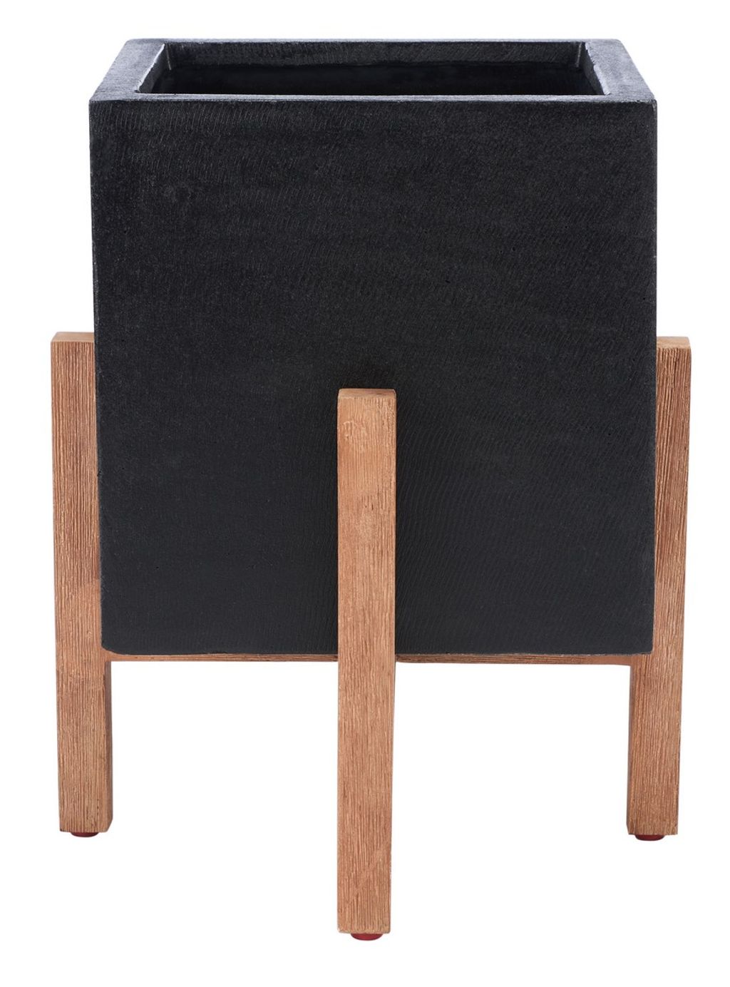 Borsla Planter, 14.3" X 17.5", Natural/Black
