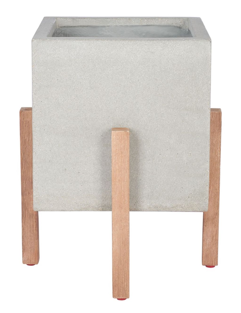 Preview image for Borsla Planter, 14.3" X 17.5", Natural/Light Grey