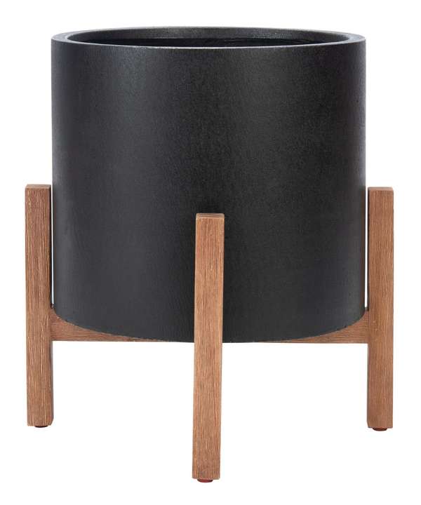 Jesper Planter, 17.1" X 19", Natural/Black