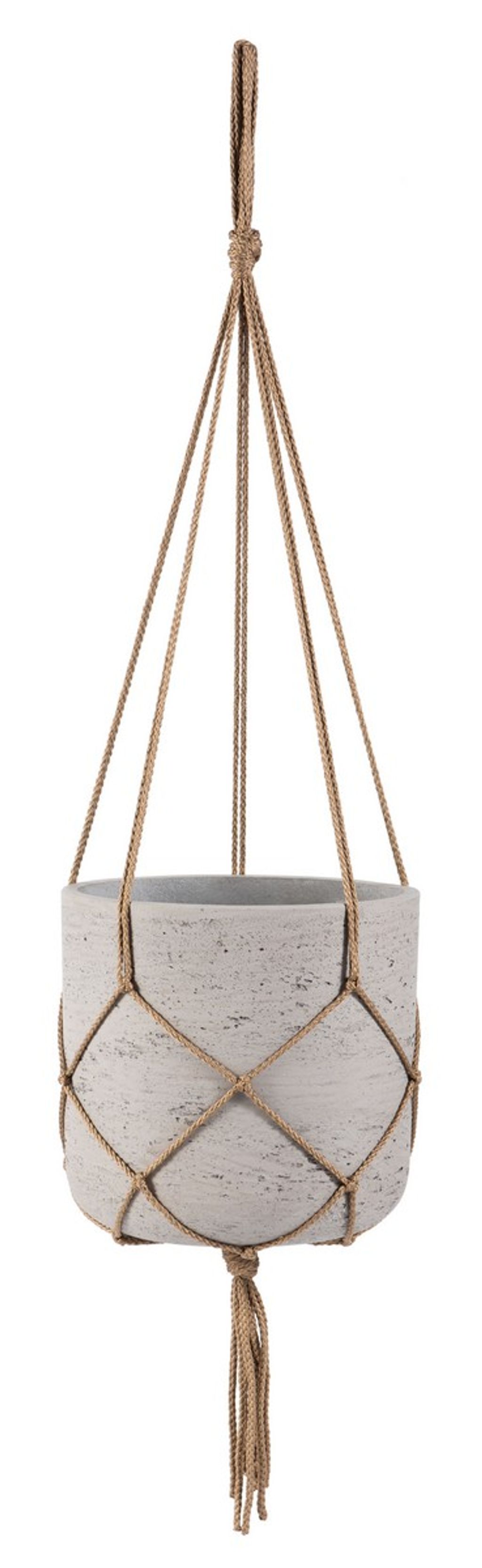 Peltria Planter, 9.8" X 9.4", Light Grey