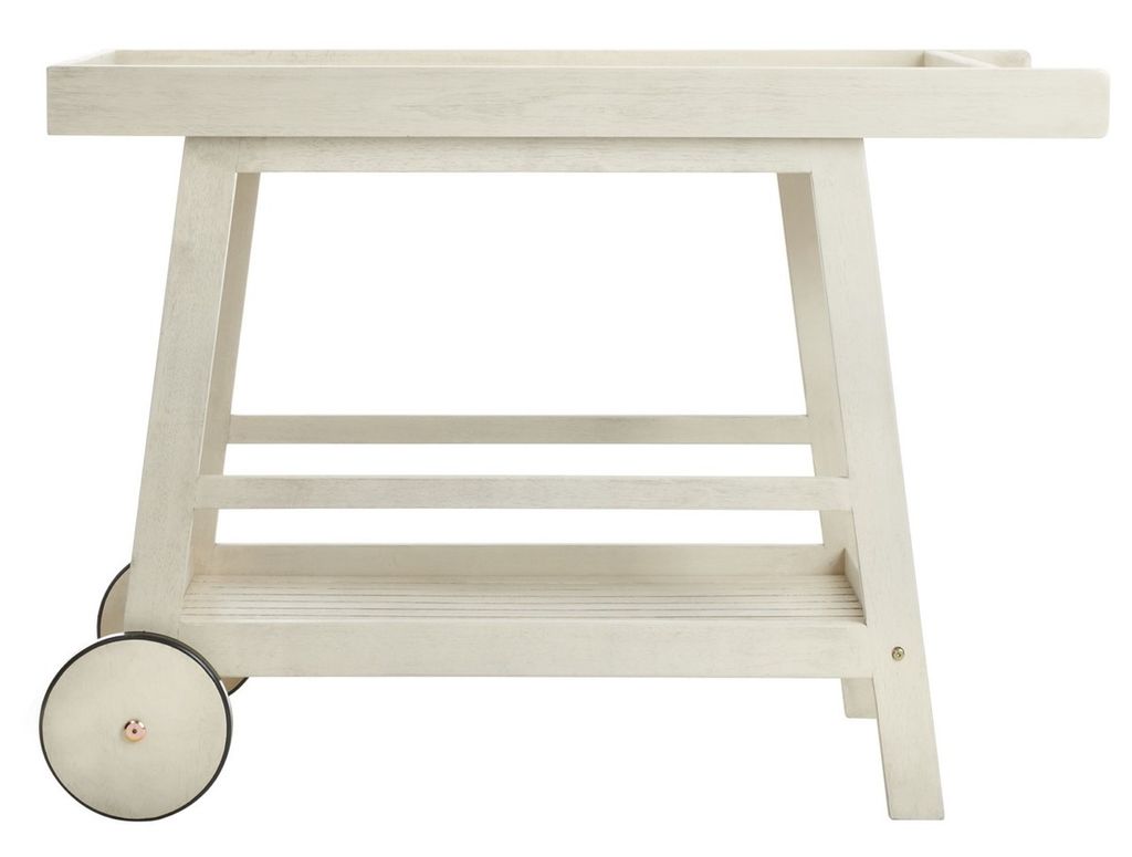 Preview image for Renzo Indoor/Outdoor Bar Cart, 48" X 31.9", White
