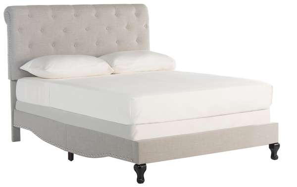 Hathaway Full Bed, 88" X 52.3", Light Grey
