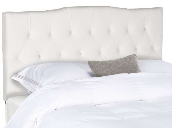 Axel White Tufted Headboard, 61.8" X 54.1"