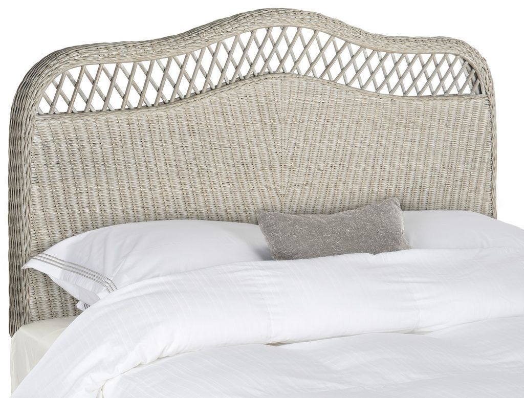 Preview image for Sephina Antique Grey Rattan Headboard, 79.5" X 53.3"