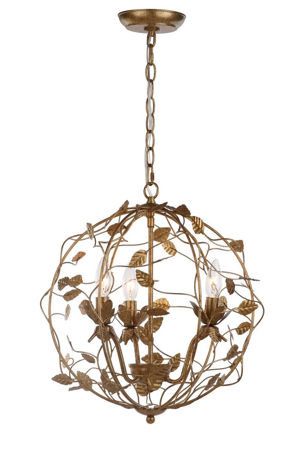 Austen Cage Chandelier, 17" X 92.75"
