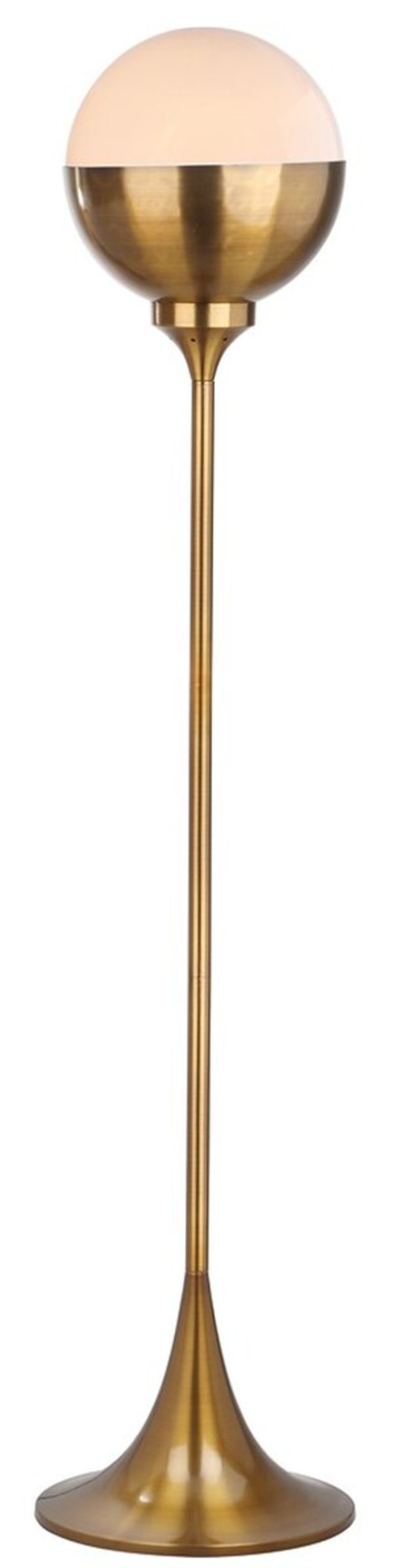 Gold Globe Floor Lamp