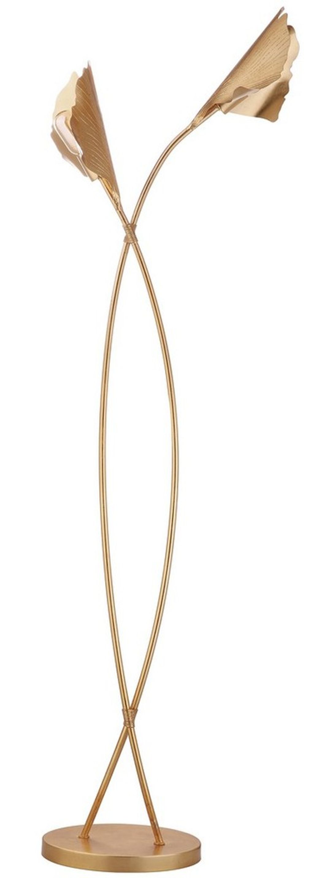 Preview image for Merrigan Ginkgo Leaf Floor Lamp, 17" X 58.5"