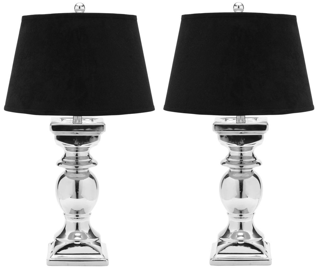 Living Room Table Lamp, 16" X 27.5", Set of 2