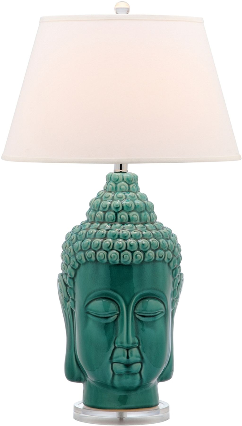 Serenity 31-Inch H Buddha Table Lamp, 18" X 31", Set Of 2