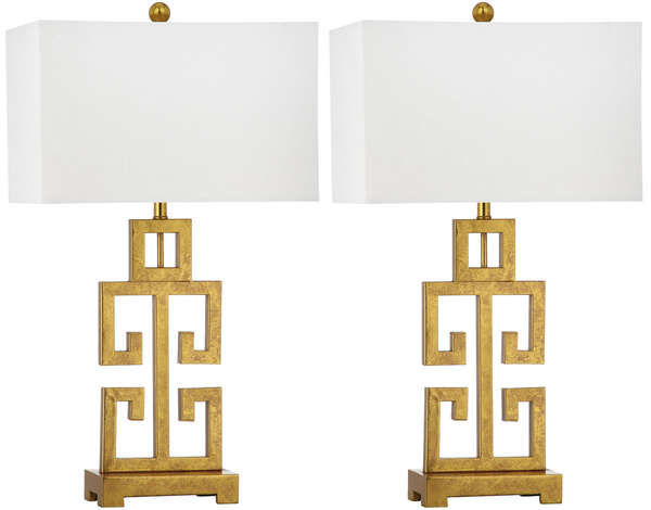 Greek 29-Inch H Key Table Lamp, 16" X 29", Set Of 2