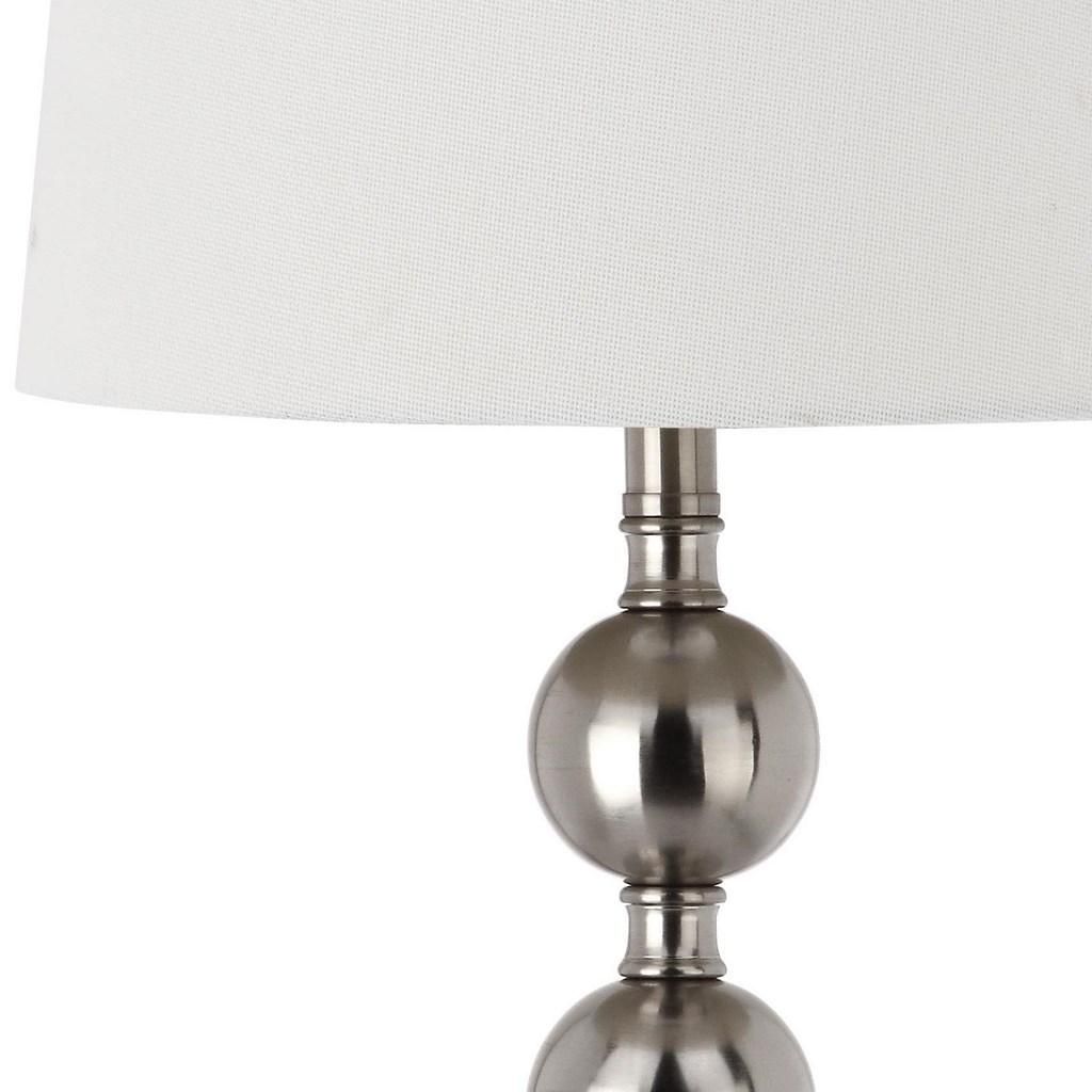 Stacked 32.5-Inch H Gazing Ball Table Lamp, 14" X 32.5", Set Of 2