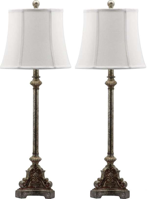 Rimini 33.5-Inch H Console Table Lamp, 12" X 33.5", Set Of 2